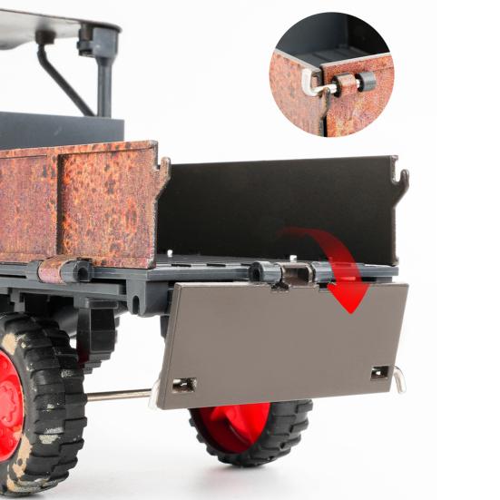 Винтажная модель трактора из сплава со звуковым светом, подвижная задняя каретка, литая под давлением ферма, грузовик, автомобиль, игрушка, украшение для рабочего стола, подарок для малышей, мальчиков и девочек