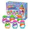 Cute Penguin Squishy Toy Slow Rising Stress Relief Sensory Fidget Toy Super Soft Non-Toxic Safe Material Perfect Gift for Kids and Adults