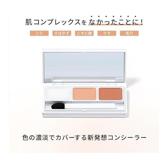 Консилер Хайлайтер Темные Круги Пятна Покрытие [WATOSA Super Cover Foundation Potts N White Beige] Палитра Консилеров Тональная Основа Watusa