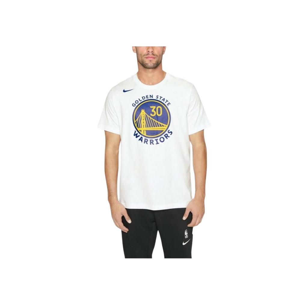 Nike Футболка Golden State Warriors NBA с круглым вырезом и мужскими топами белого цвета со Стивеном Карри 870775-102