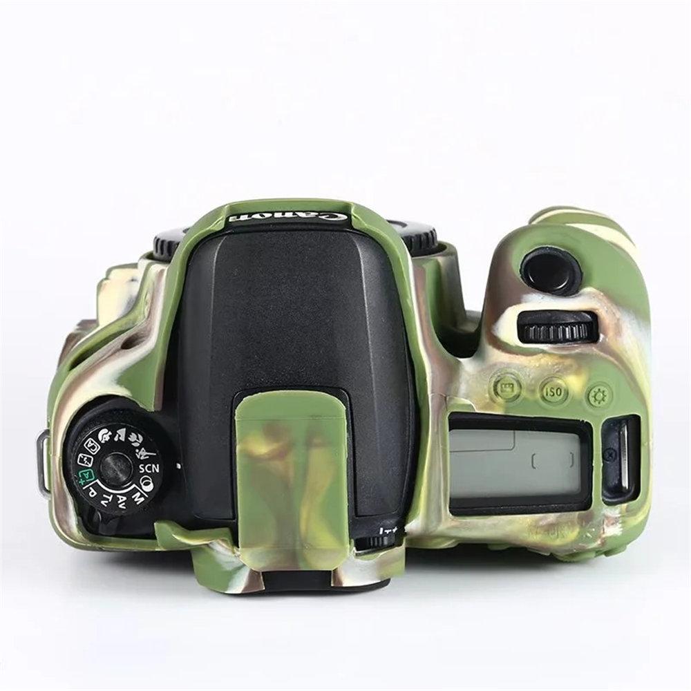 77D Мягкий резиновый силиконовый чехол для Canon EOS 77D Противоударный чехол-накладка на корпус камеры