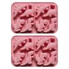 Dinosaur Silicone Mold Ice Cube Tray Flexible Fondant Chocolate Candy Mold Biscuit Cake Candle Soap Mold Easy Release Pastry DIY Tools