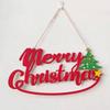 Reindeer Christmas Door Hanging Wooden Xmas Wall-mounted Pendants Christmas Ornaments  Festival