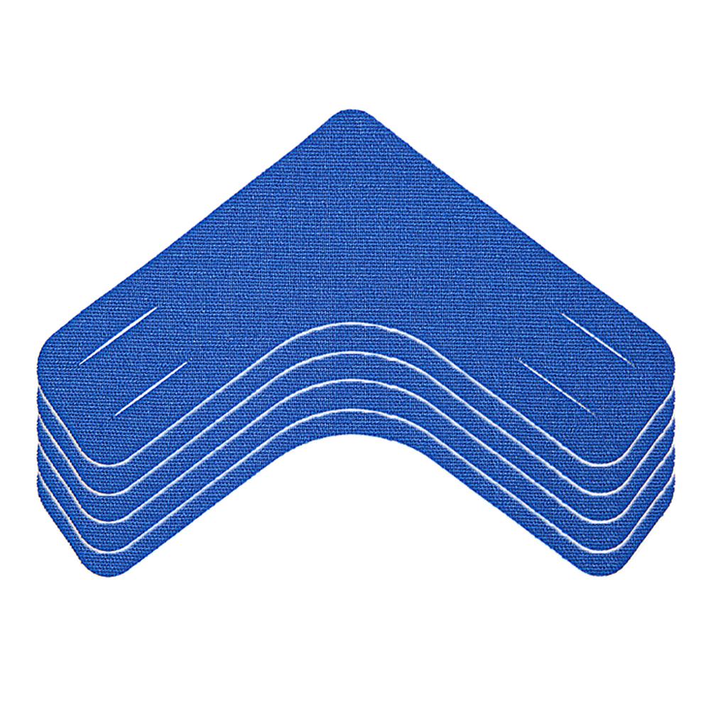 5 шт. предварительно вырезанные V-образные мышечные пластыри многоцелевые баскетбольные фитнес-пластыри для защиты мышц эластичные дышащие спортивные поддерживающие пластыри