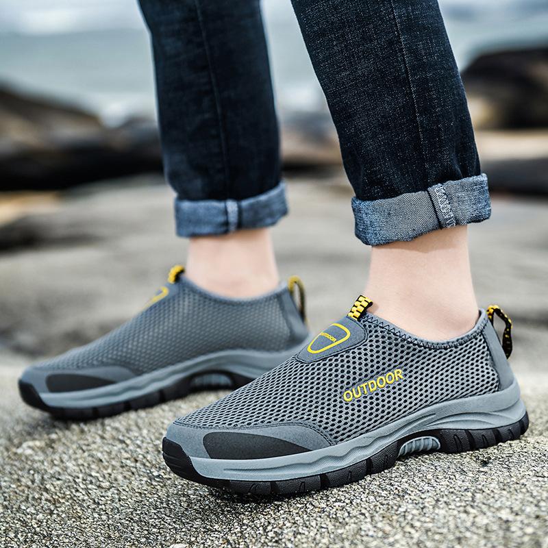 Men's Casual Shoes Summer Breathable Hollow Out Mesh Shoe Outdoor Non-slip Wading Shoes for Men Sneakers Training Shoe Man Shoes