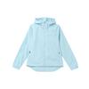 New Essential Women's Sports Training Windproof Woven Hooded Jacket Blue DX0319-442