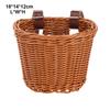 10 Colors Kids Bike Basket Rattan Wicker Retro Woven Bicycle Basket  Bicycle Accessories