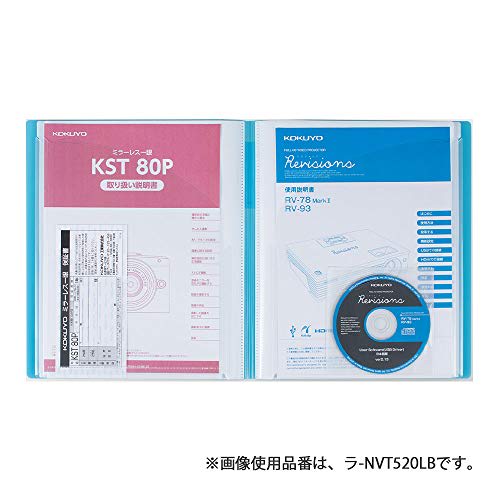 KOKUYO File Instruction Manual Novita Fixed Type A4 16 Pockets Light Blue La-NVT520LB
