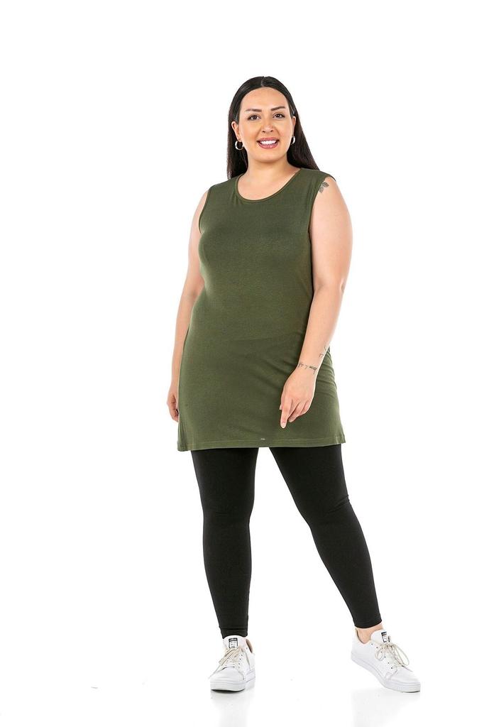 Женское стильное боди большого размера плюс размер с круглым вырезом на толстых бретелях из вискозы, длинное боди из норки