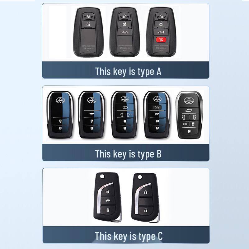Toyota Key Case for Frontlander, Corolla Cross, Venza, Camry, and RAV4