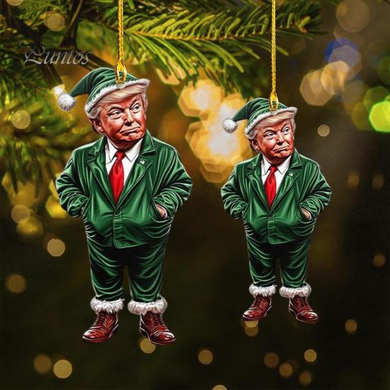 7 шт. забавные подвески с персонажами рождественские украшения с шнурком легко повесить подвески на рождественскую елку украшение для зеркала заднего вида