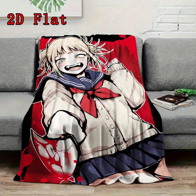 Toga Himiko 2D Flat Pattern Flannel Blanket High quality All Seasons Warmth and Comfort Perfect for Christmas Gifts.NMT0928562
