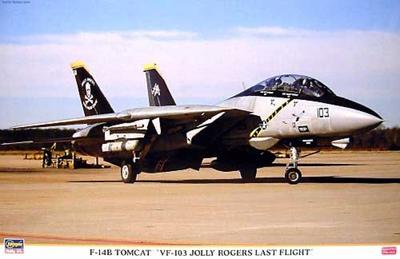 Hasegawa Серия самолетов Tomcat Jolly Rogers Последний 1/48 (Нестандартный) №09677 F-14B "Рейс VF-103"