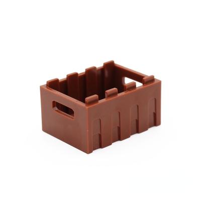 Нетоксичные детали Moc Brick 30150 Контейнер-ящик с ручками Классическая деталь Совместимо со всеми брендами Строительный блок Игрушка Аксессуар