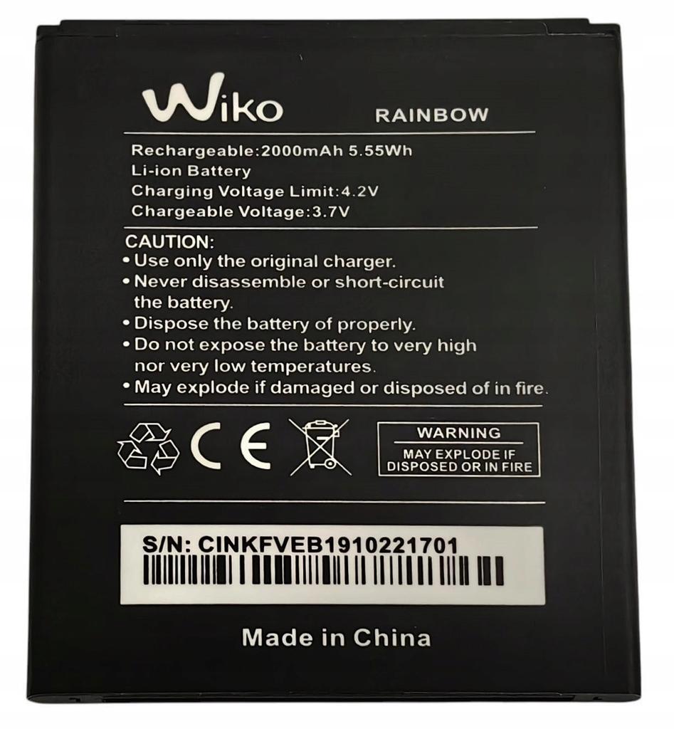 Nowa Bateria Do Wiko Rainbow 2000Mah 3.7V