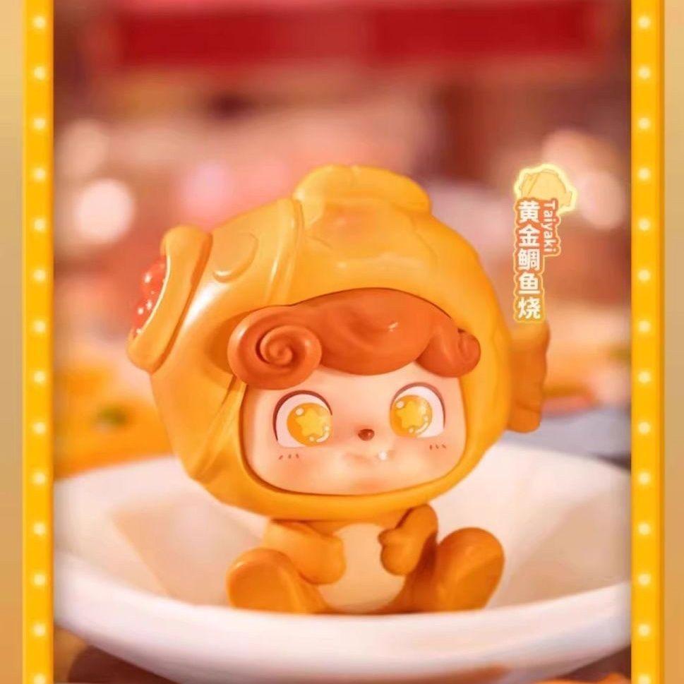 In Stock Q.Kid Street Snack Mini Series Toys Bag Dolls Cute Action Figure Desktop Ornaments Gifts Collection