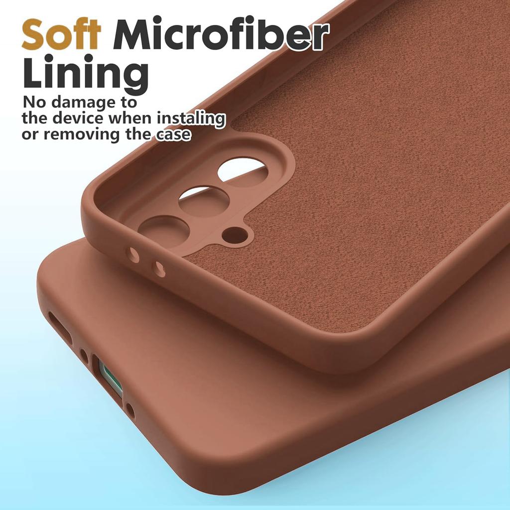 Для Samsung Galaxy A17 A37 A57 A56 A36 A55 A54 A53 A52 A34 A33 A35 A15 S20 S21 S22 S23 S24 S25 FE S26 Plus Ultra Чехол из жидкого силикона Силиконовый