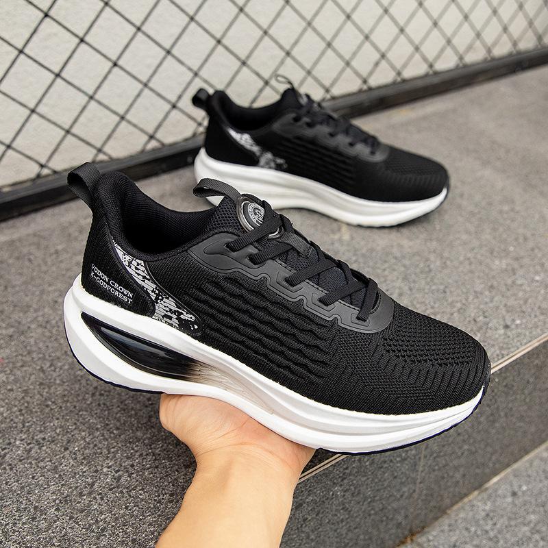 Новая спортивная обувь дышащая, модная и удобная, амортизирующая обувь для бега в длину и мужская повседневная обувь.