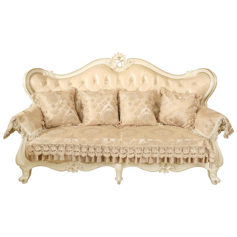 Полотенце на спинку дивана, Специальная подушка для лета, Европейский кожаный диван, Американская роскошная подушка для сиденья, Универсальный чехол для диванной подушки на все сезоны