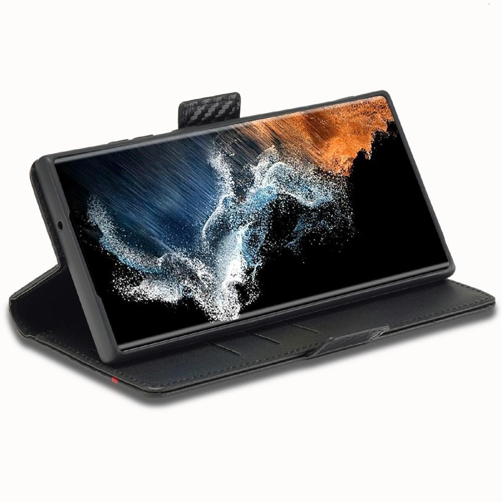 Чехол-книжка Samsung Galaxy S25 Ultra, Carbon LC.IMEEKE, Черный