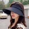 Женская шляпа для езды на велосипеде с карнизами, пустая шляпа для защиты от ультрафиолета, шляпа для защиты от солнца на открытом воздухе, шляпа для защиты от солнца на берегу моря