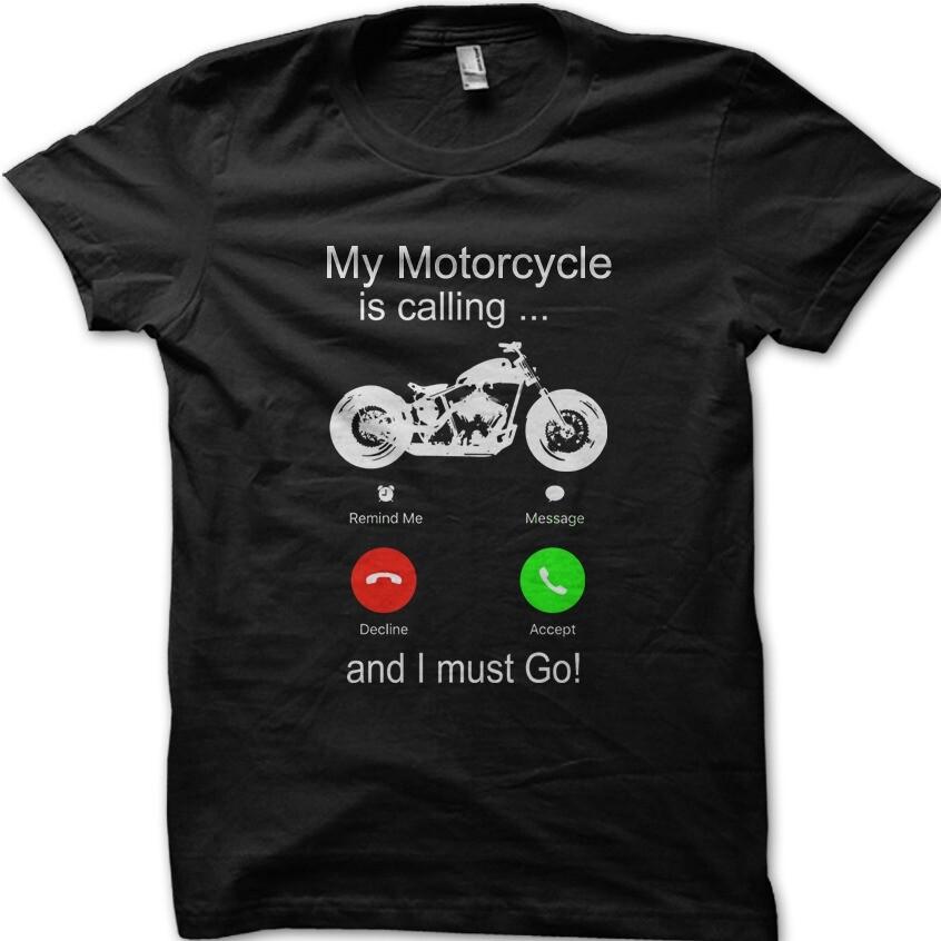 My Motorcycle is calling Biker Custom Bike Yamaha Suzuki funny t-shirt 9039