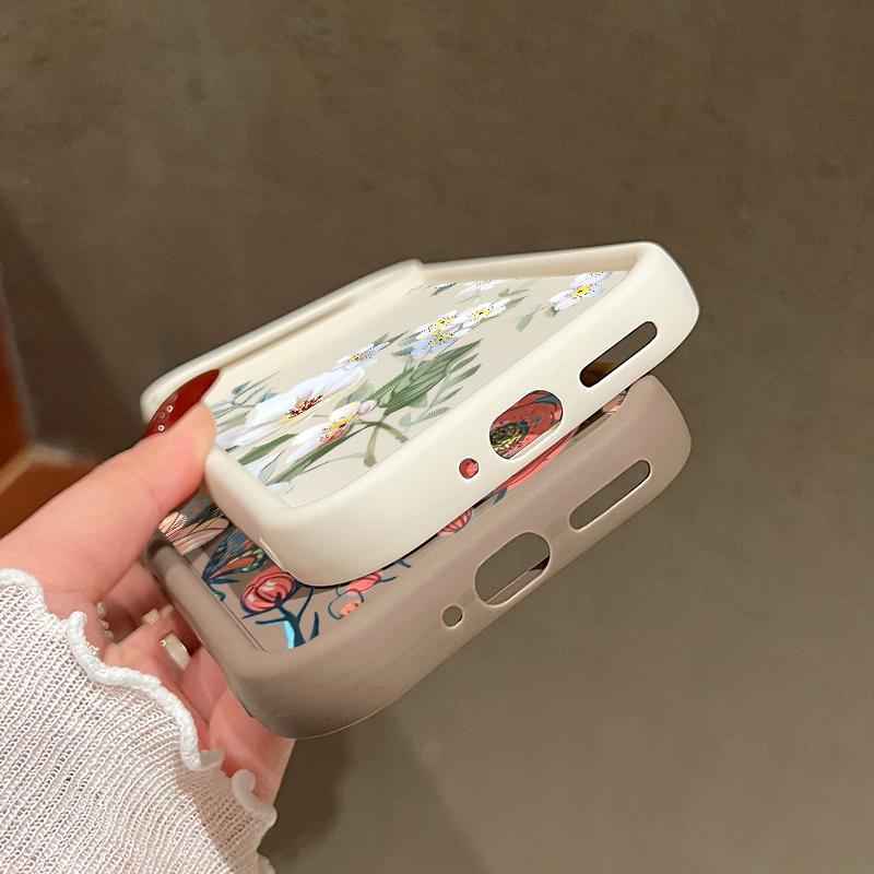 Мягкий противоударный чехол TPU с цветочным принтом для Google Pixel 9 Pro XL 8 Pro 8A, защитный матовый чехол для телефона