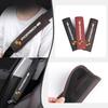 2Pcs Car Logo Style Seat Belt Shoulder Protection Covers Fit for Porsche Panamera Spyder Carrera Macan Boxster Cayman Cayenne
