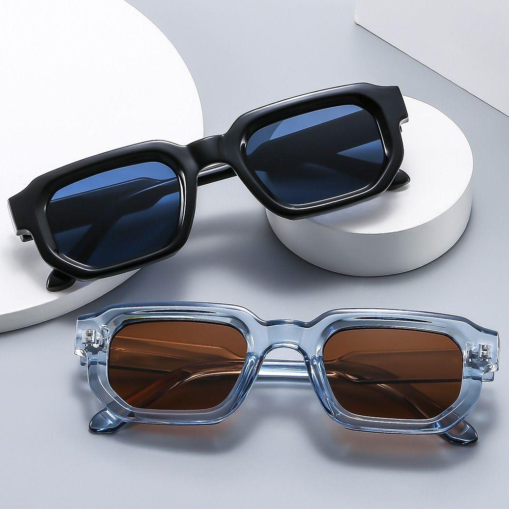 Small Shades UV400 Protection Sun Glasses Trendy Square Frame Sunglasses for Women & Men