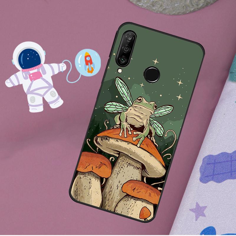 Эстетика Cottagecore с лягушками для Huawei Nova 5T 9 10 SE 7i 8i 11i 12i Y60 Y61 Y70 Y72 Y73 Y90 Y91 P20 P40 P30 Lite Чехол
