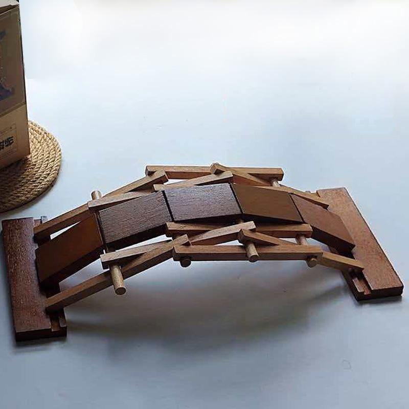 Деревянный DIY арочный мост Лу Бан Головоломки Инженерное строительство Строительные игрушки для детей Мальчиков Девочек Творческие Образовательные Подарки