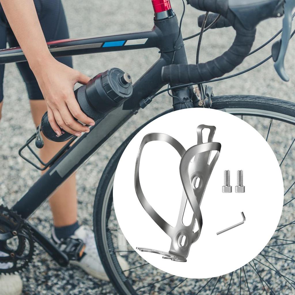 Bike Water Bottle Holder Cup Mount with Screws and Wrench for Mountain Road Bikes Cycling Accessory