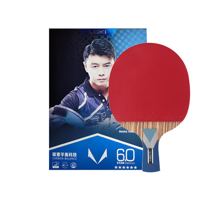 LOKI Carbon Table Tennis Racket Beginners Adults Unisex Training Competition Use Single Paddle