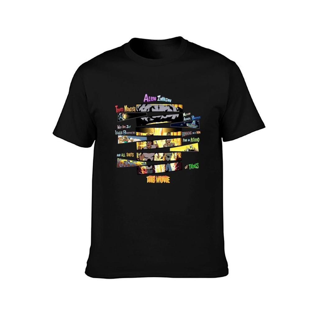 TWO BROTHERS COLLAGE httpswwwshirtdorkscom TShirt Basic Crew Neck Short Sleeve Top