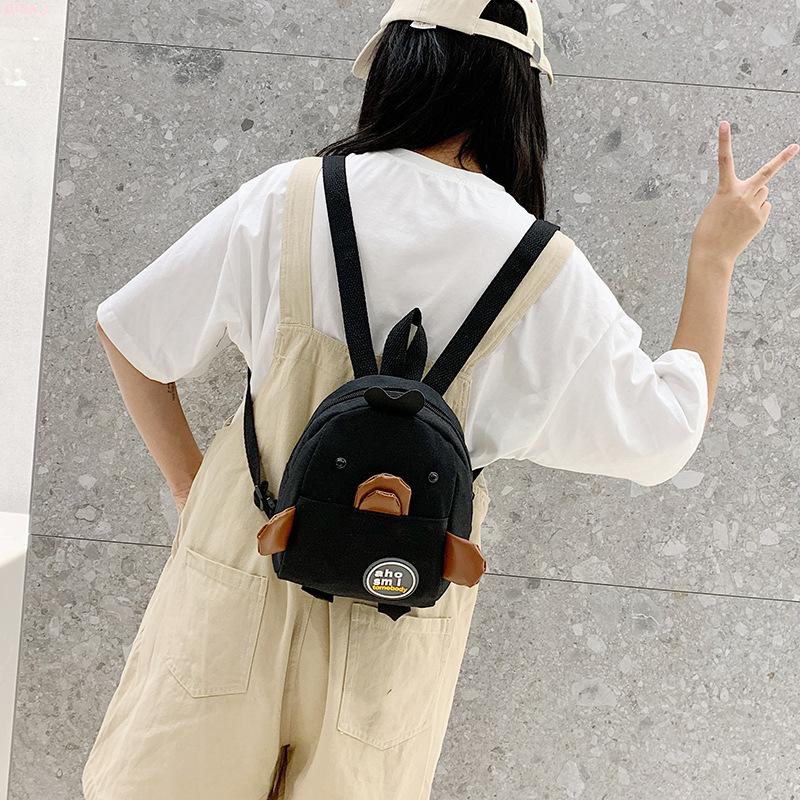 2024 новый холщовый рюкзак Douyin тот же родитель-ребенок милый маленький желтый утенок мультяшный рюкзак