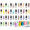30 Shades Premium Craft Dye Set High Pigment Density 5ml Vials Safe For Children's Art Projects Cement Resin Coloring