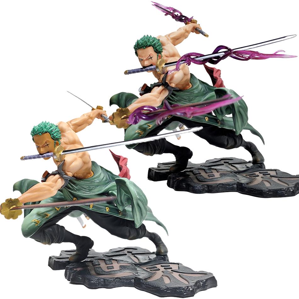Фигурка из аниме One Piece, 10 см, GK Ророноа Зоро, трехклинковый меч Са-максимум, манга, статуэтка, коллекционная модель, игрушка для детей.