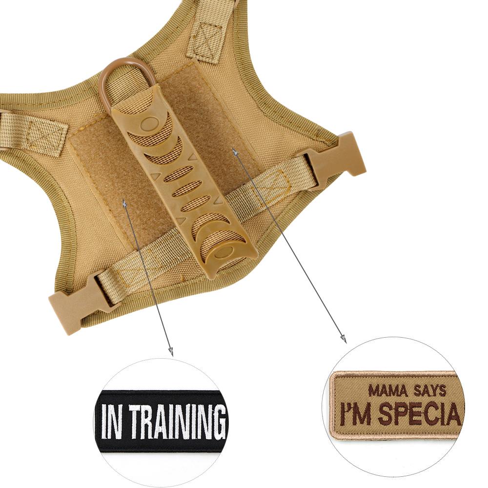 Тактическая кошачья шлейка Регулируемый жилет для военной службы Щенок Котенок Маленькие собаки Шлейки Выгул Тренировка Кошачьи аксессуары