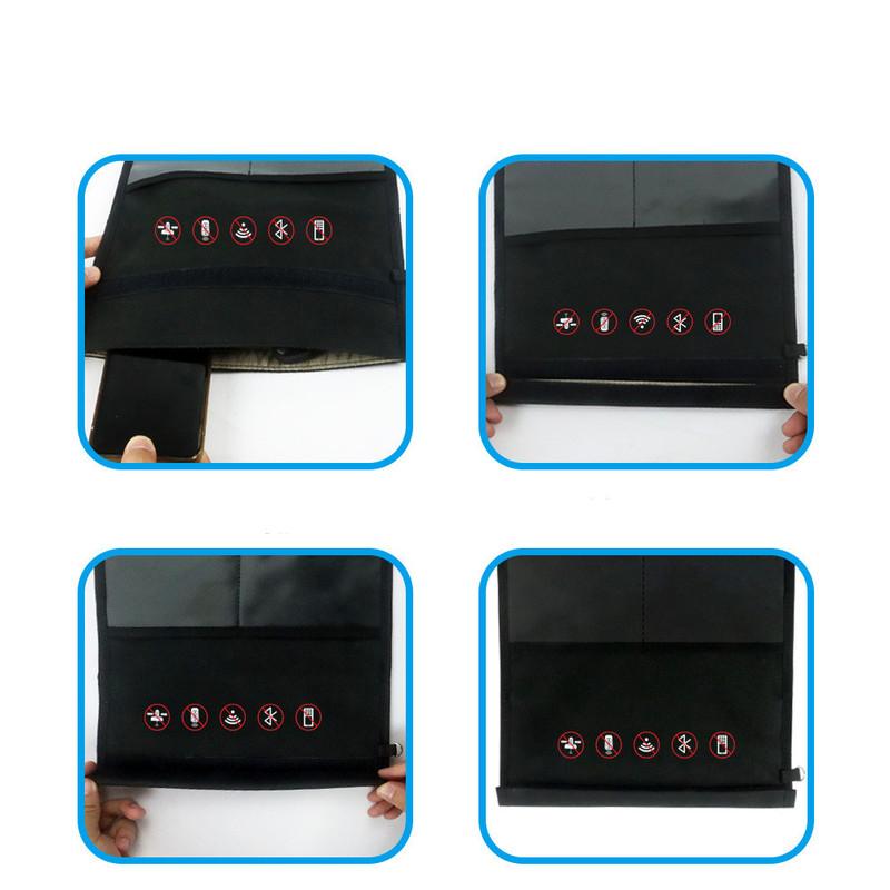 Signal Blocking Bag Mobile Phone Anti-radiation Faraday Cage Pouch Car Key Radiation Protection Storage Bag