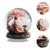 Desktop Display 2D Flat Sign Home Decor Unique Attractive Ball Decoration with Base for Holiday