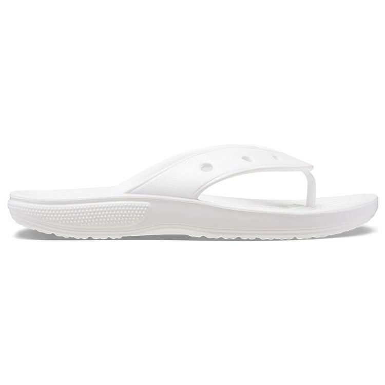 Crocs Классические шлепанцы Удобные повседневные шлепанцы Унисекс Белые 207713-100