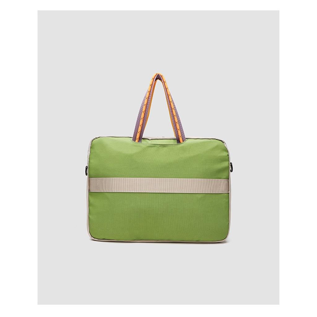 Japanese Dopamine Color Matching Messenger Bag Large Capacity 15.6-inch Dual-purpose Computer Bag Commuting Portable Shoulder Tablet Bag