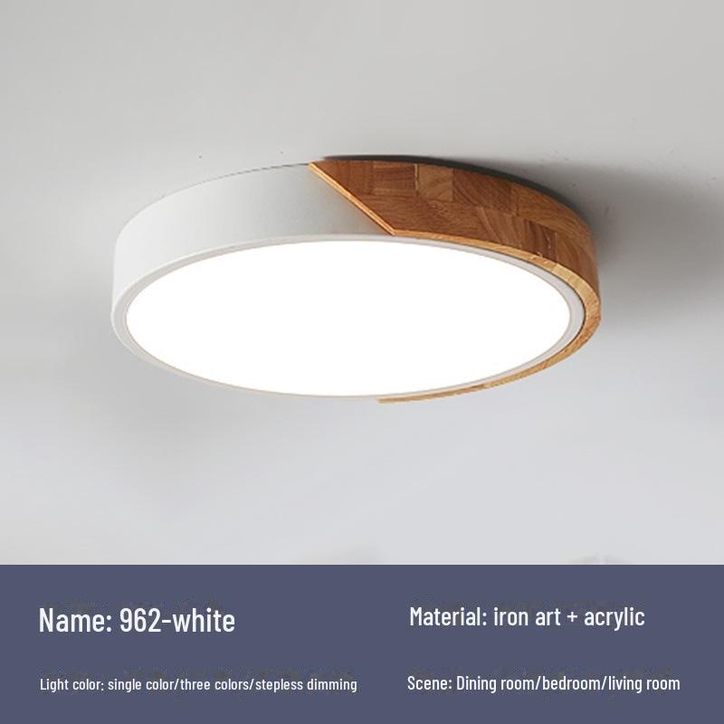 High-End Round Ceiling Lamp for Eye Protection: Ideal for Bedroom, Living Room, Corridor, Aisle, or Balcony.