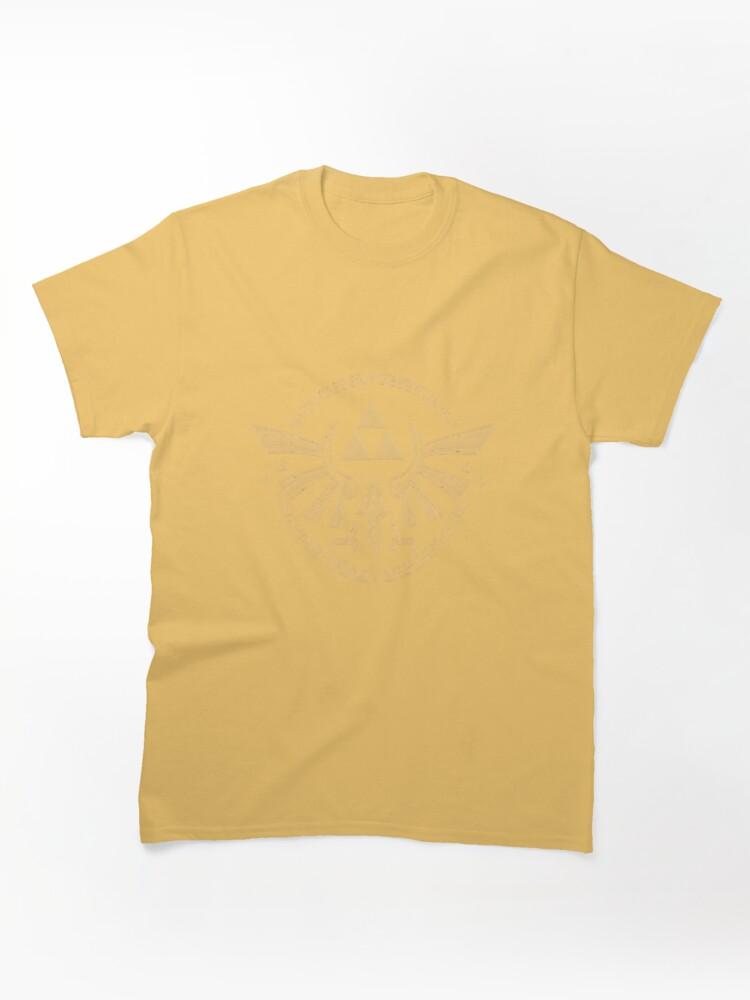 The Legend of Zelda Golden Emblem of Hyrule Gaming Art Classic Unisex T-shirt