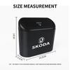 MPLP2 ABS Car Trash Hanging Storage Bin Decor For Skoda Octavia A5 Superb Old Febia Roomster 2013 2005-2008 Rapid Roomster Kodiaq Yeti