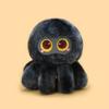 Halloween Big Eyes Spider Plush Toy Stuffed Black Itsy Bitsy Spiders Plushie Trick Dolls for Boy Birthday Gift