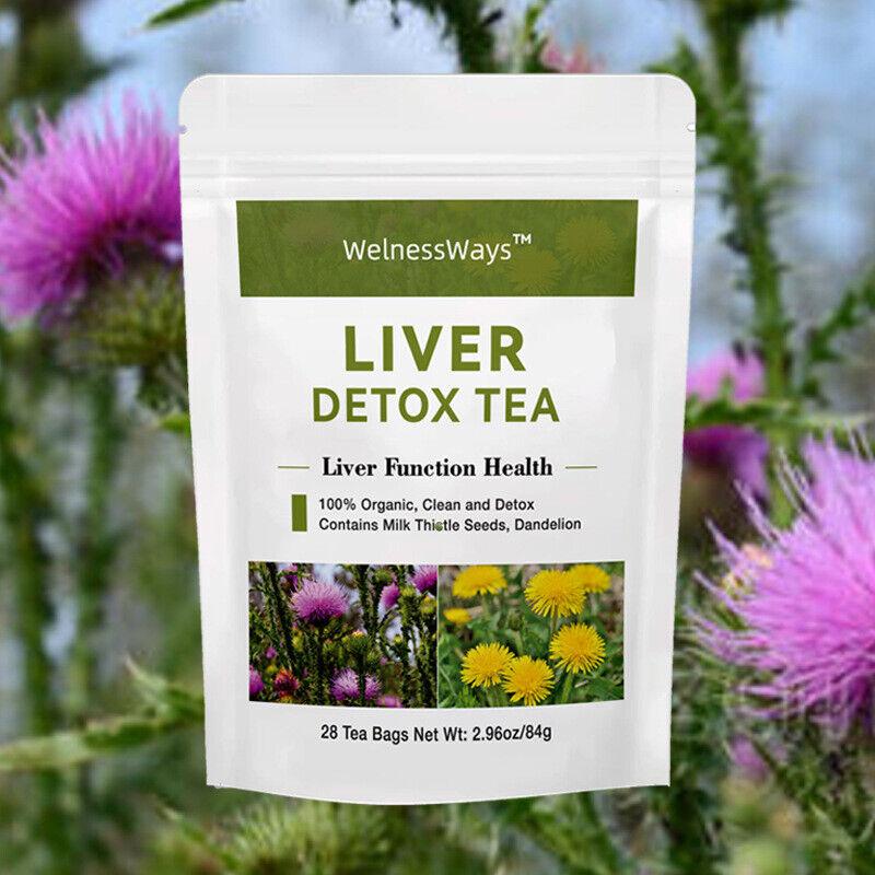 Liver Health Support Supplement - Liver Cleanse Detox & Repair 28 Tea Bags