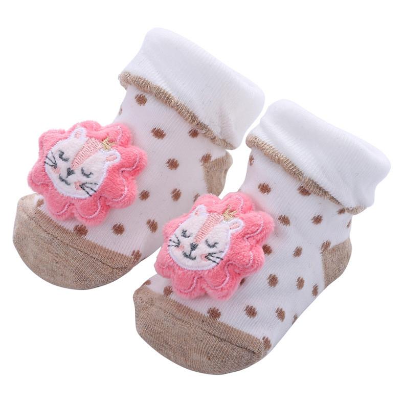 3D Baby Soccer Socks Anti-Slip Cotton Infant Socks Cute Football Pattern Soft Newborn Toddler Socks for Baby