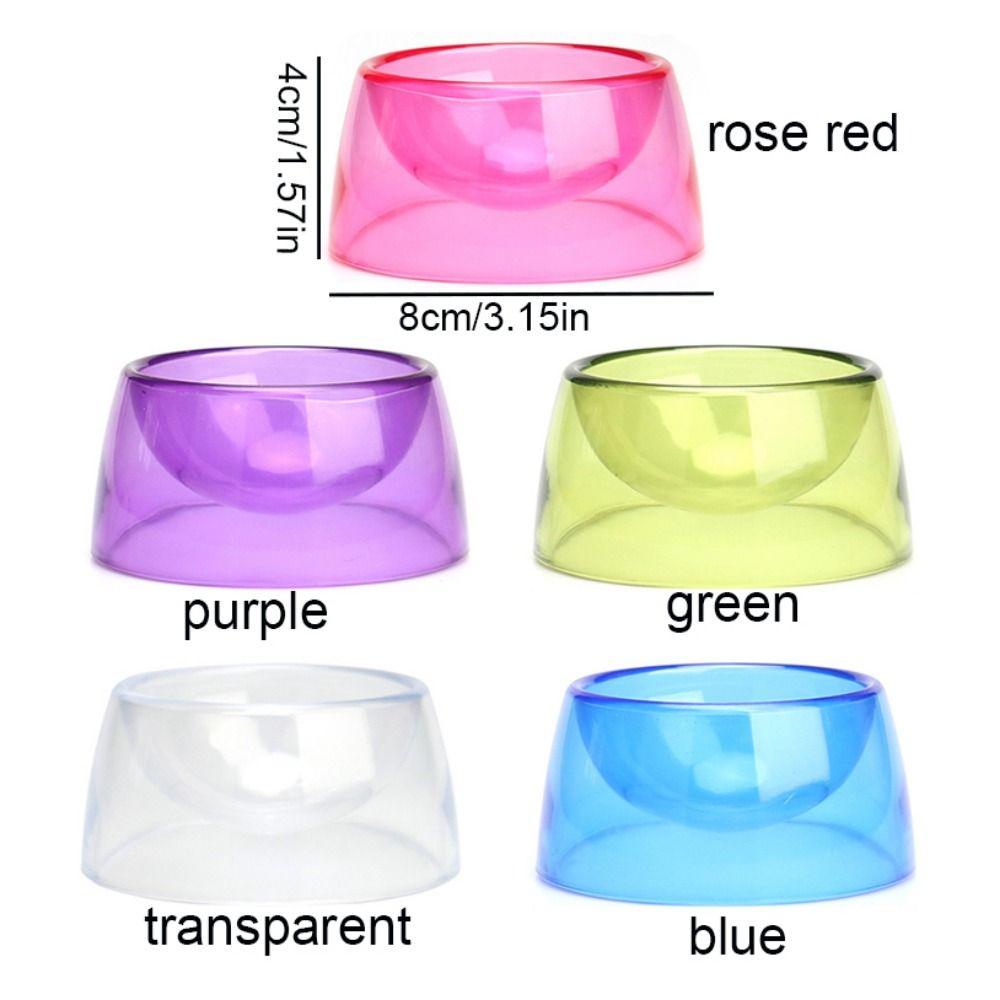 Plastic Hamster Water Bowl Bite Resistant Rat Food Water Dish  For Rats Hamster Guinea Pig