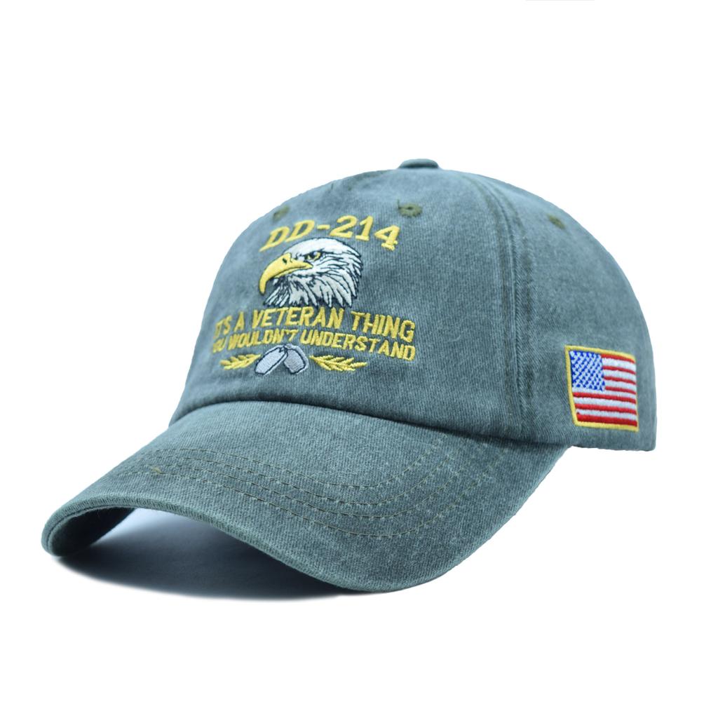 New Embroidery DD-Bald Eagle American Anniversary Baseball Cap Independence Day Anniversary